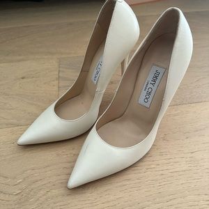 Jimmy Choo Sexy Cream High Heel Pump